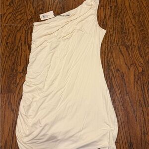 a new day Cream One-Shoulder Dress